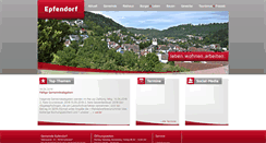 Desktop Screenshot of epfendorf-entwicklung.markkom.de